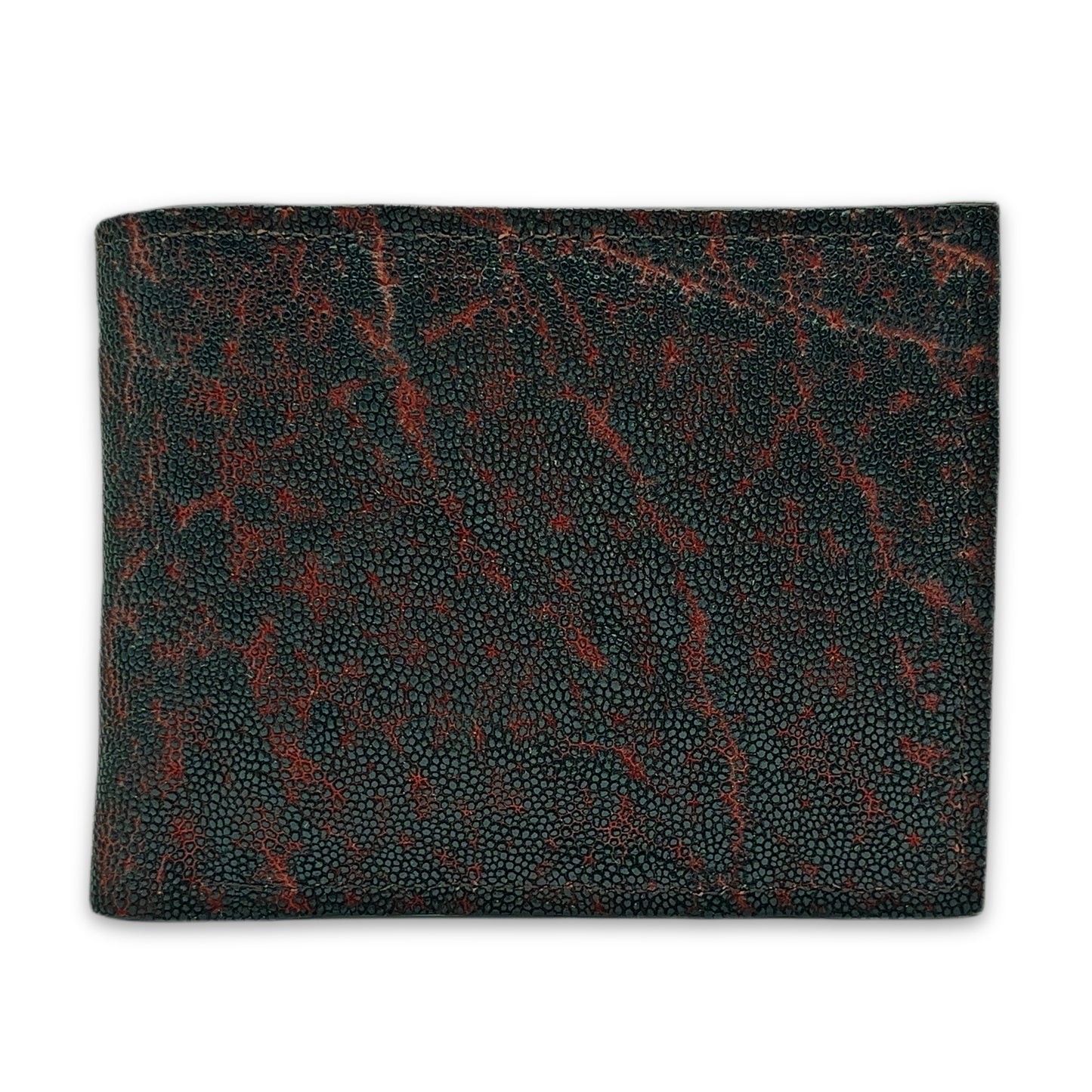 Red Wine Elephant Leather Wallet