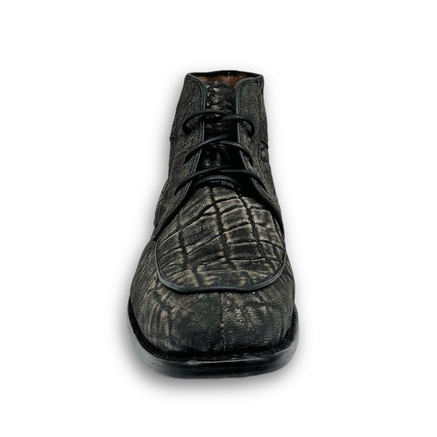 Elliot Lace-Up Chukka Elephant Leather Boots