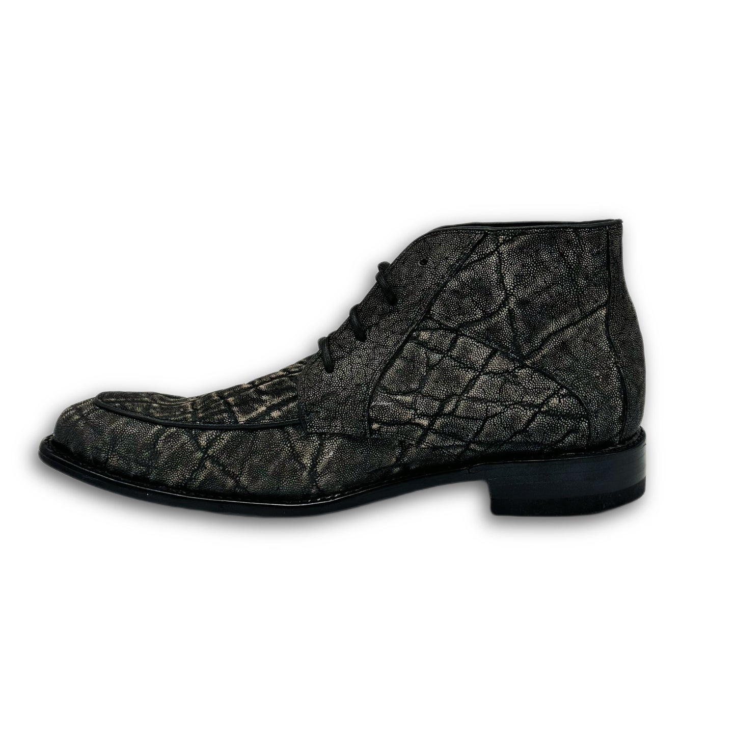 Elliot Lace-Up Chukka Elephant Leather Boots