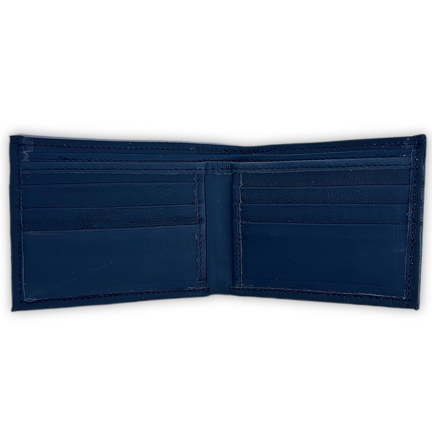Green Alligator Leather Bifold Wallet