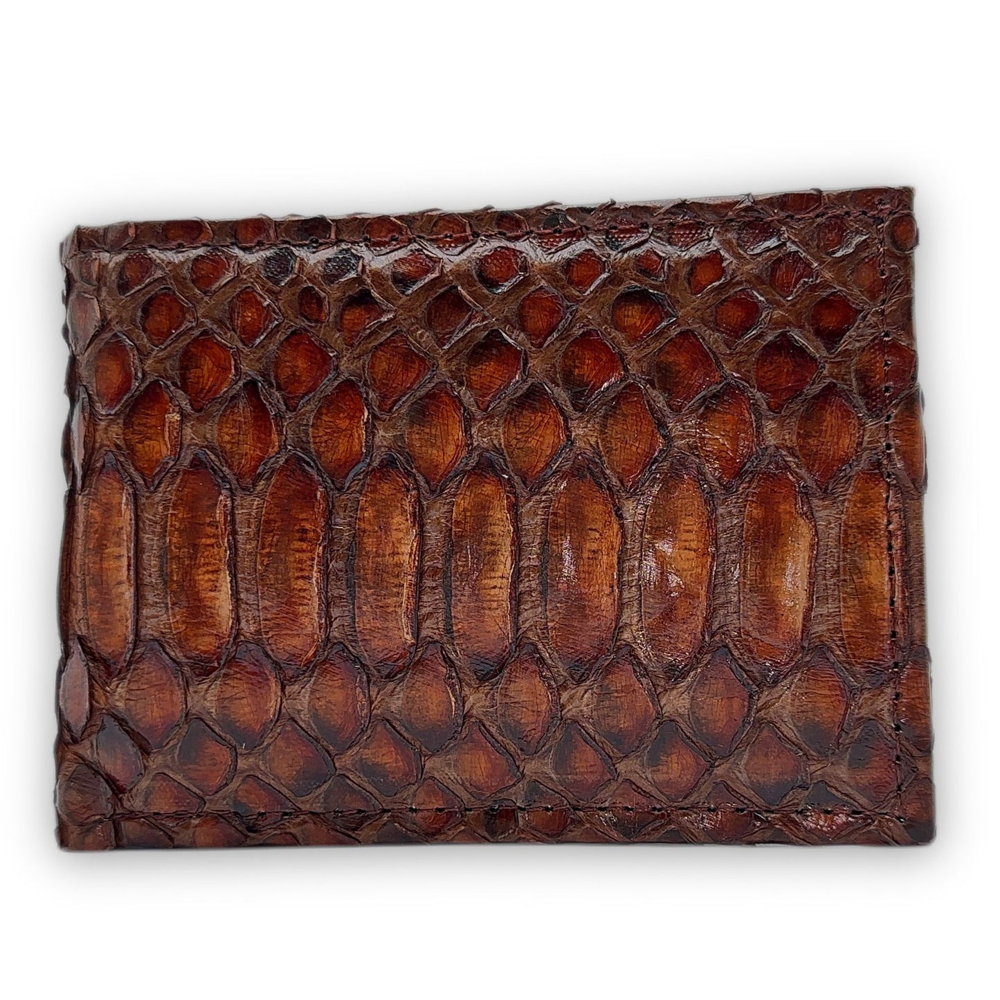 Cognac Python Men's Wallet