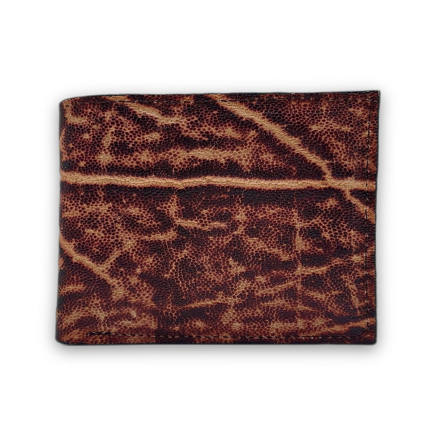 Vintage Brown Elephant Leather Wallet