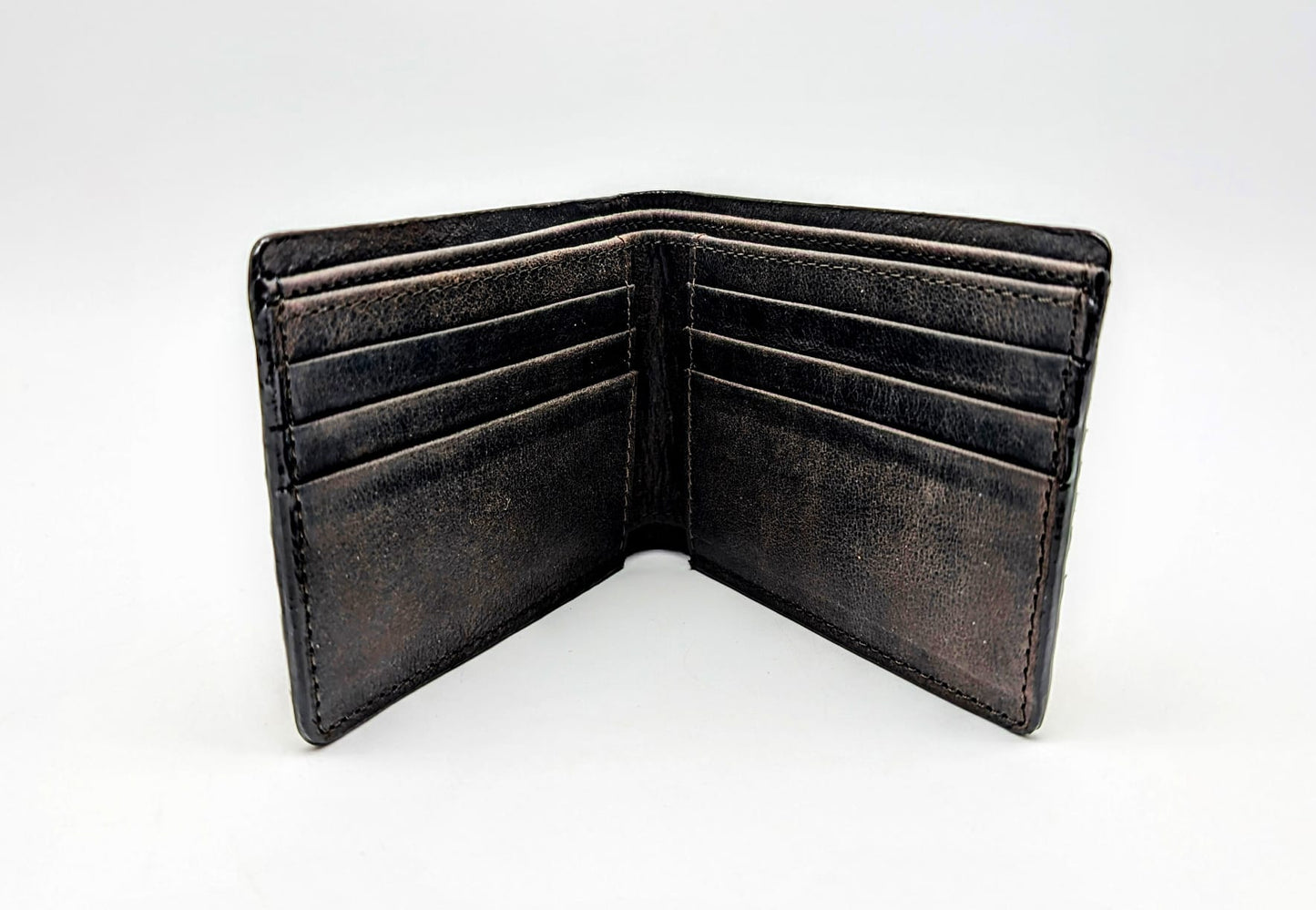 Natural Snakeskin Leather Western Wallet, Bifold Wallet, 6 card slot, Handmade Western Wallet, Cowboy Wallet