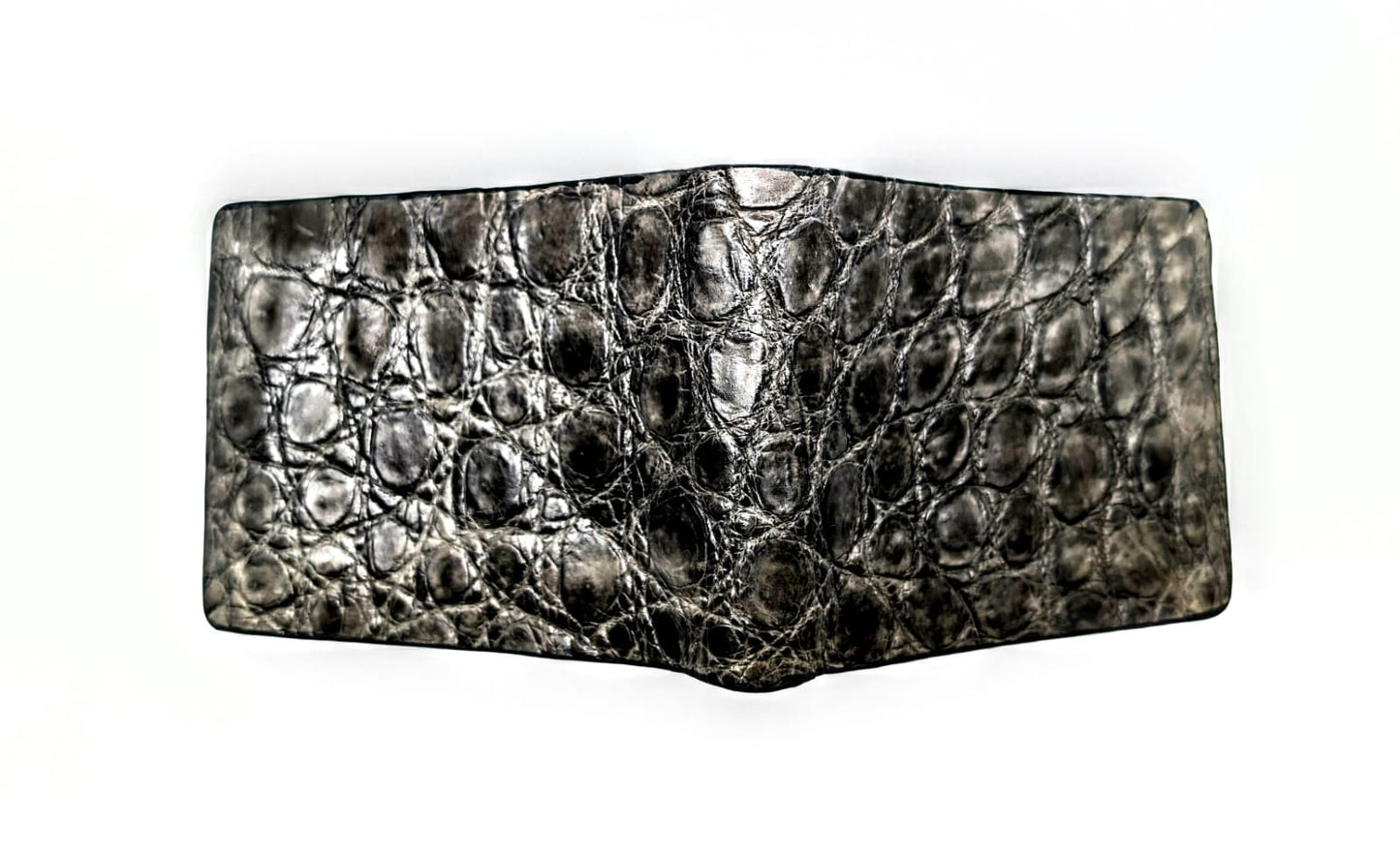 Greystone Alligator Leather Western Wallet, Bifold Wallet, 6 card slot, Handmade Western Wallet, Cowboy Wallet
