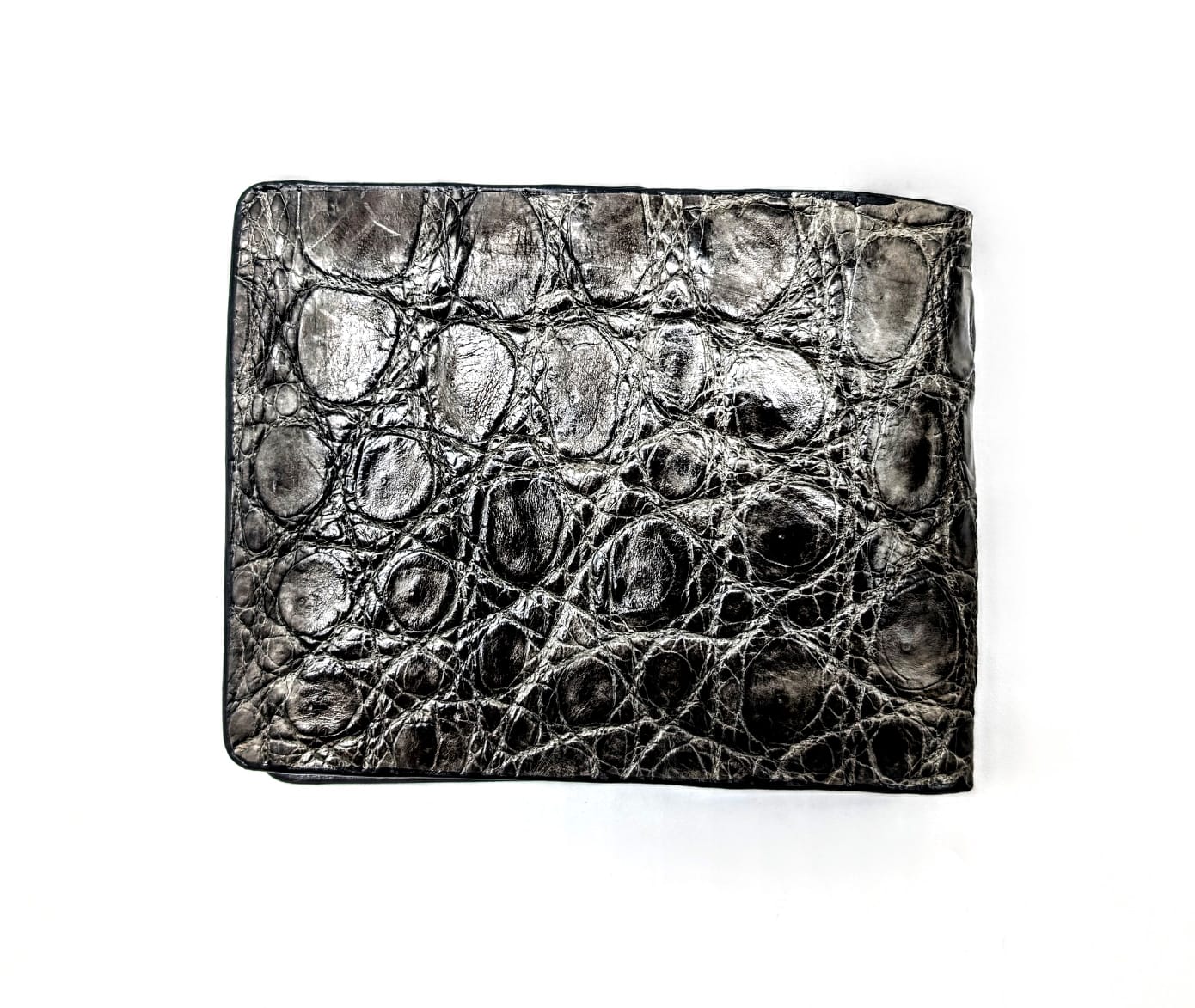 Greystone Alligator Leather Western Wallet, Bifold Wallet, 6 card slot, Handmade Western Wallet, Cowboy Wallet