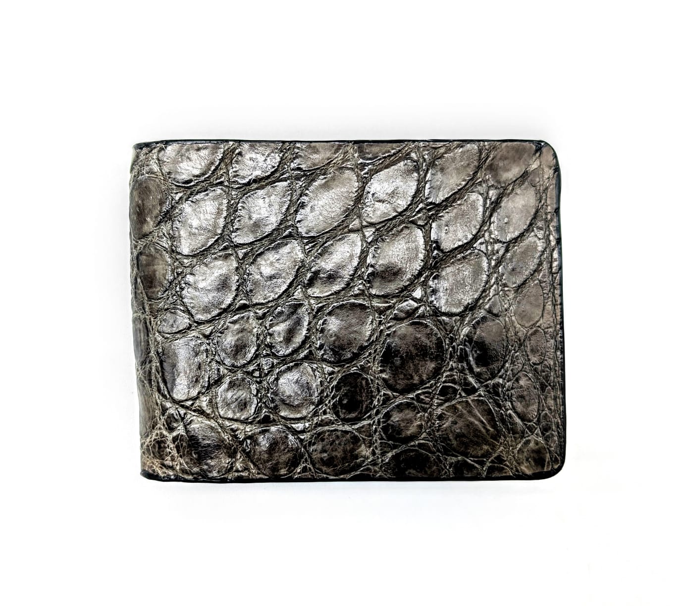 Greystone Alligator Leather Western Wallet, Bifold Wallet, 6 card slot, Handmade Western Wallet, Cowboy Wallet