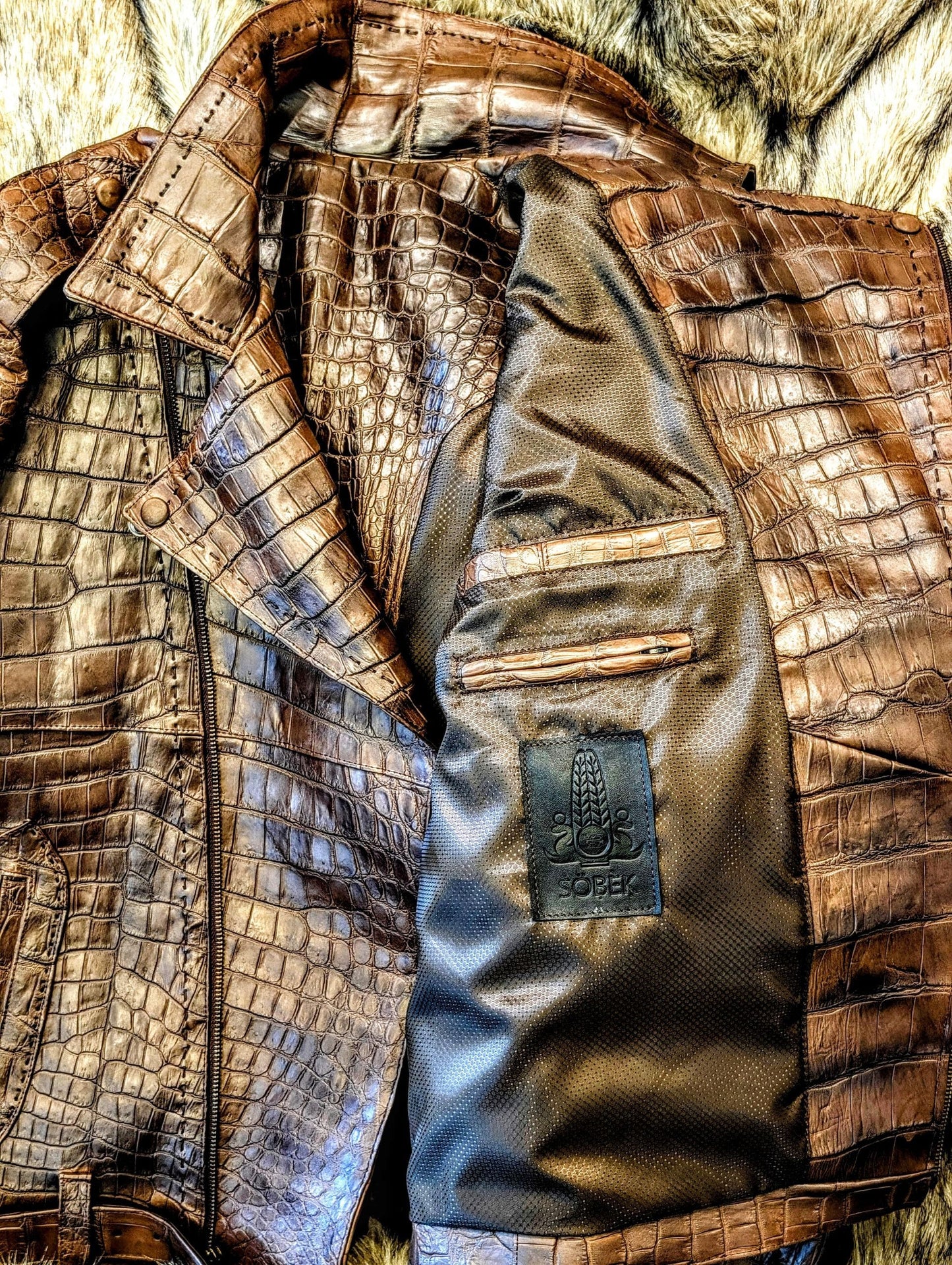Sobek Collector’s Edition | Handmade Alligator Leather Biker Jacket