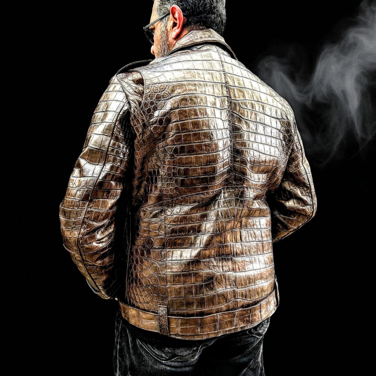 Sobek Collector’s Edition | Handmade Alligator Leather Biker Jacket