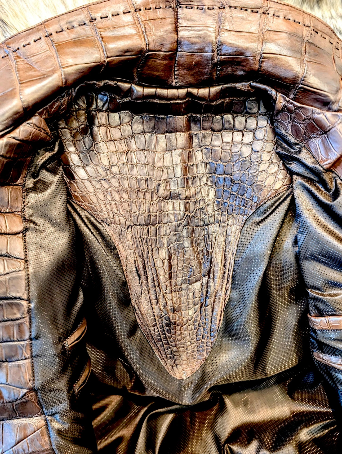Sobek Collector’s Edition | Handmade Alligator Leather Biker Jacket