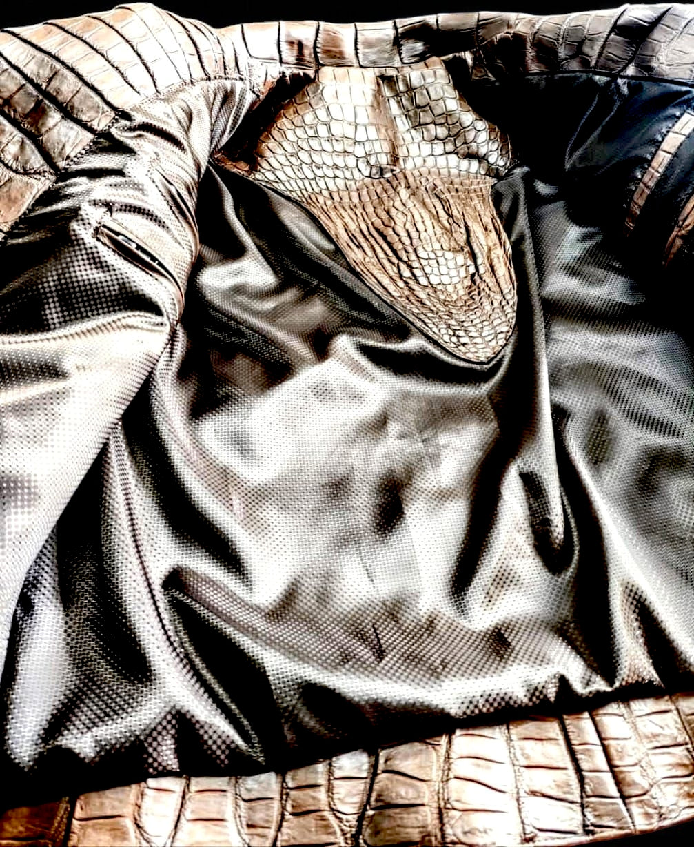 Sobek Collector’s Edition | Handmade Alligator Leather Biker Jacket