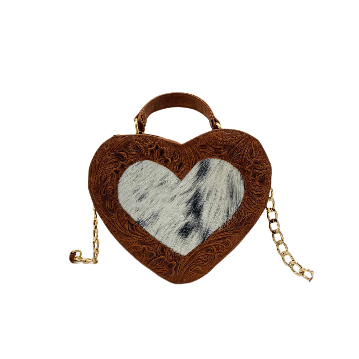 Cuore Fiorito Cowhide Purse