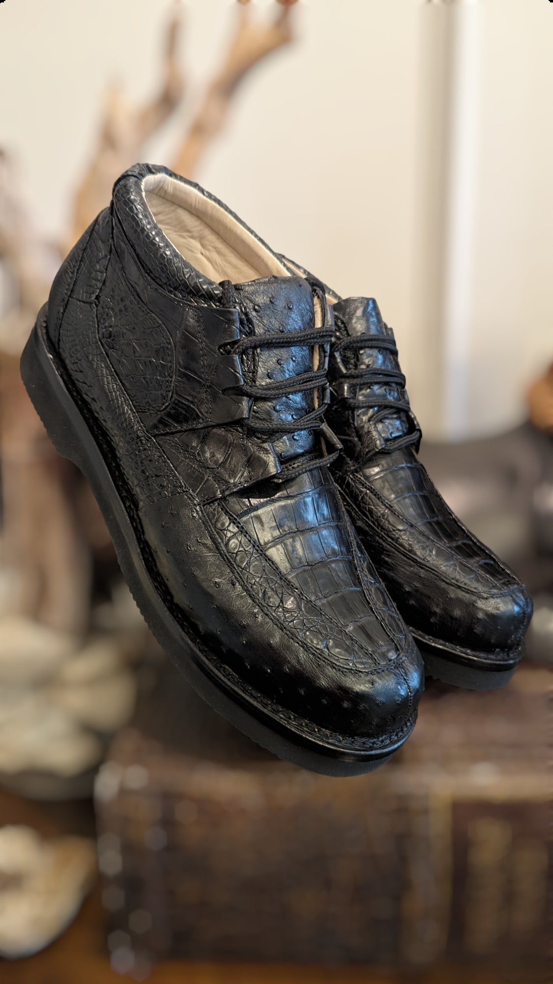 Alligator boots