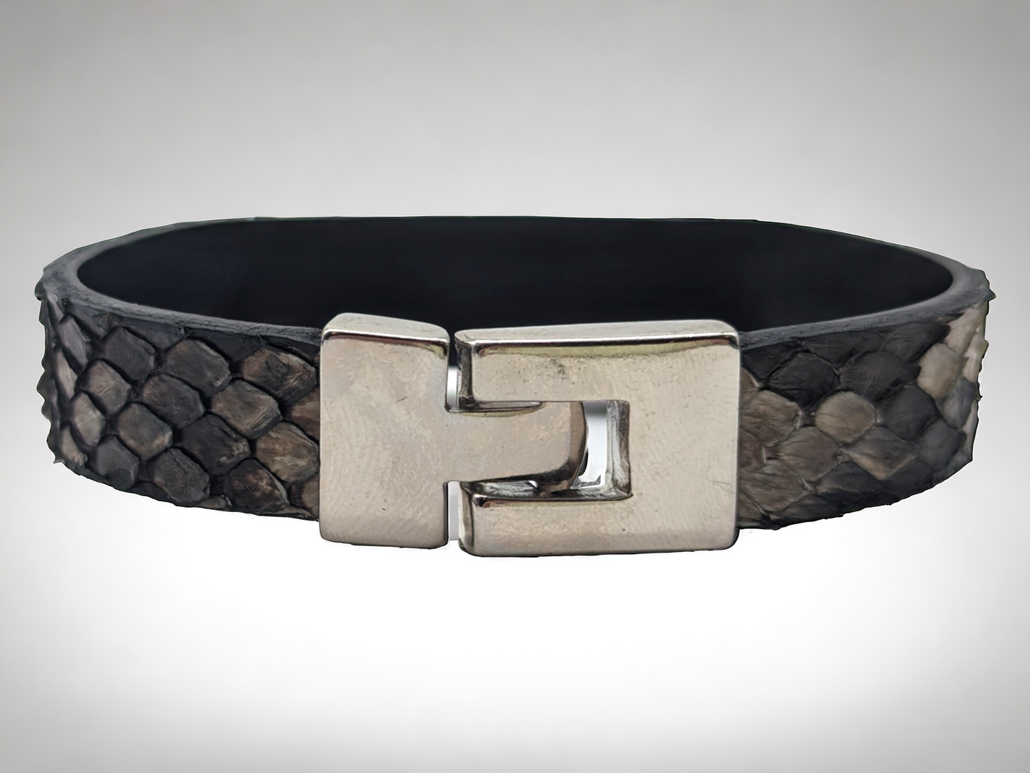 Rustic Snakeskin Bracelet Cuff