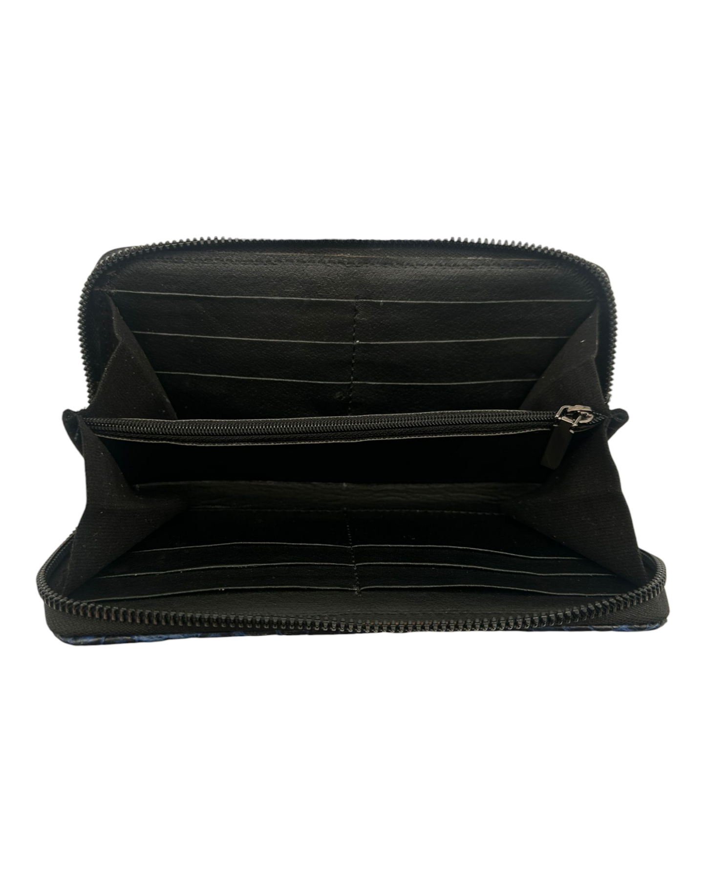 The Blue Lotus Alligator Wallet