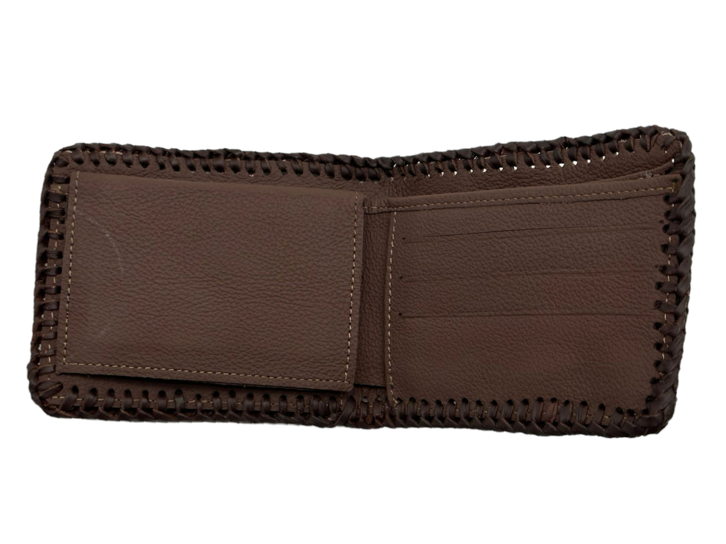 Wood Ember Elephant Leather Wallet