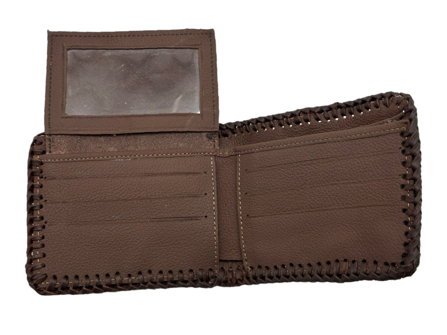 Wood Ember Elephant Leather Wallet