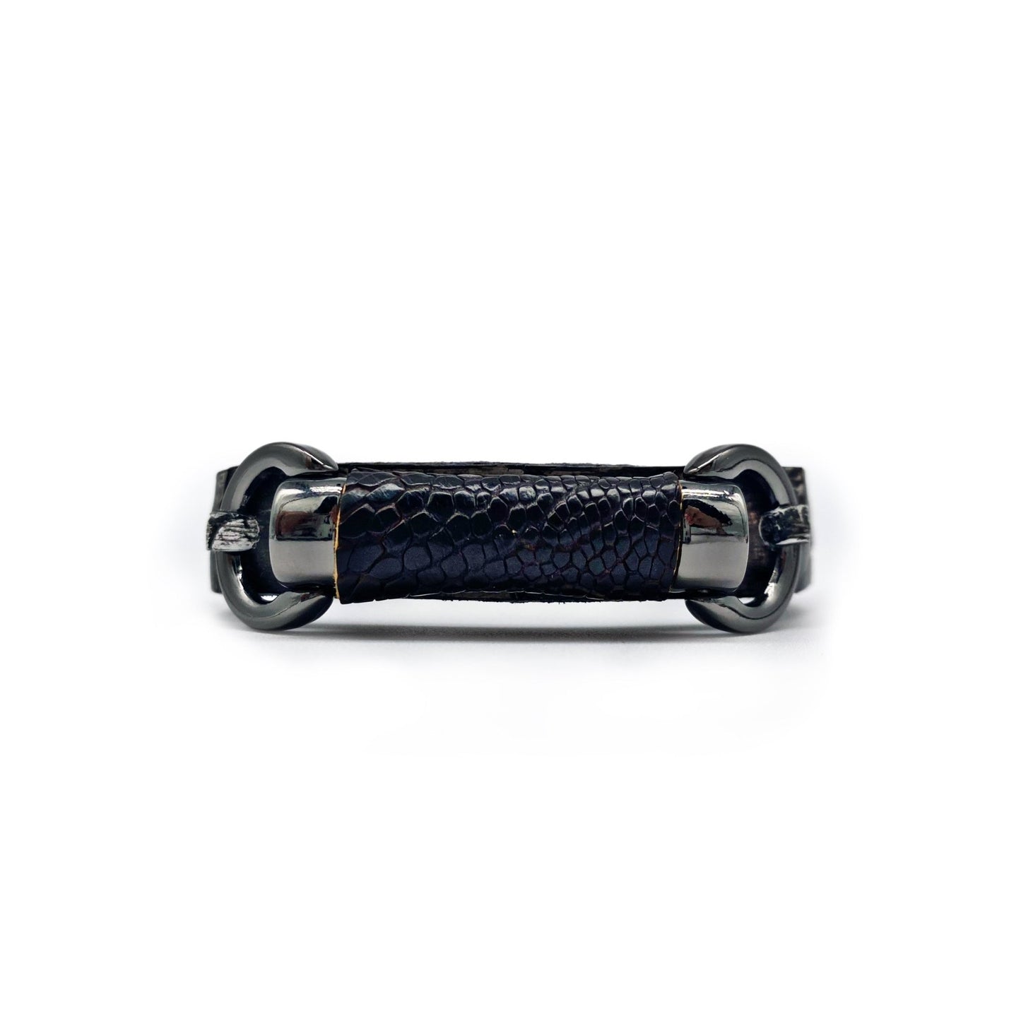 Alligator Argenté Rustic Bracelet - Sobék