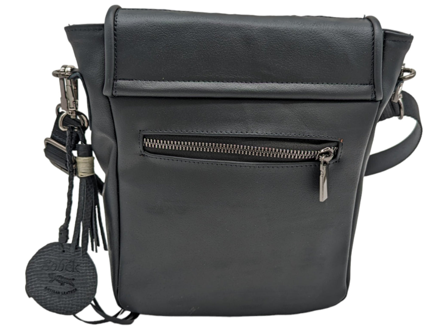 Alligator Hornback Leather Messenger Bag - Sobék