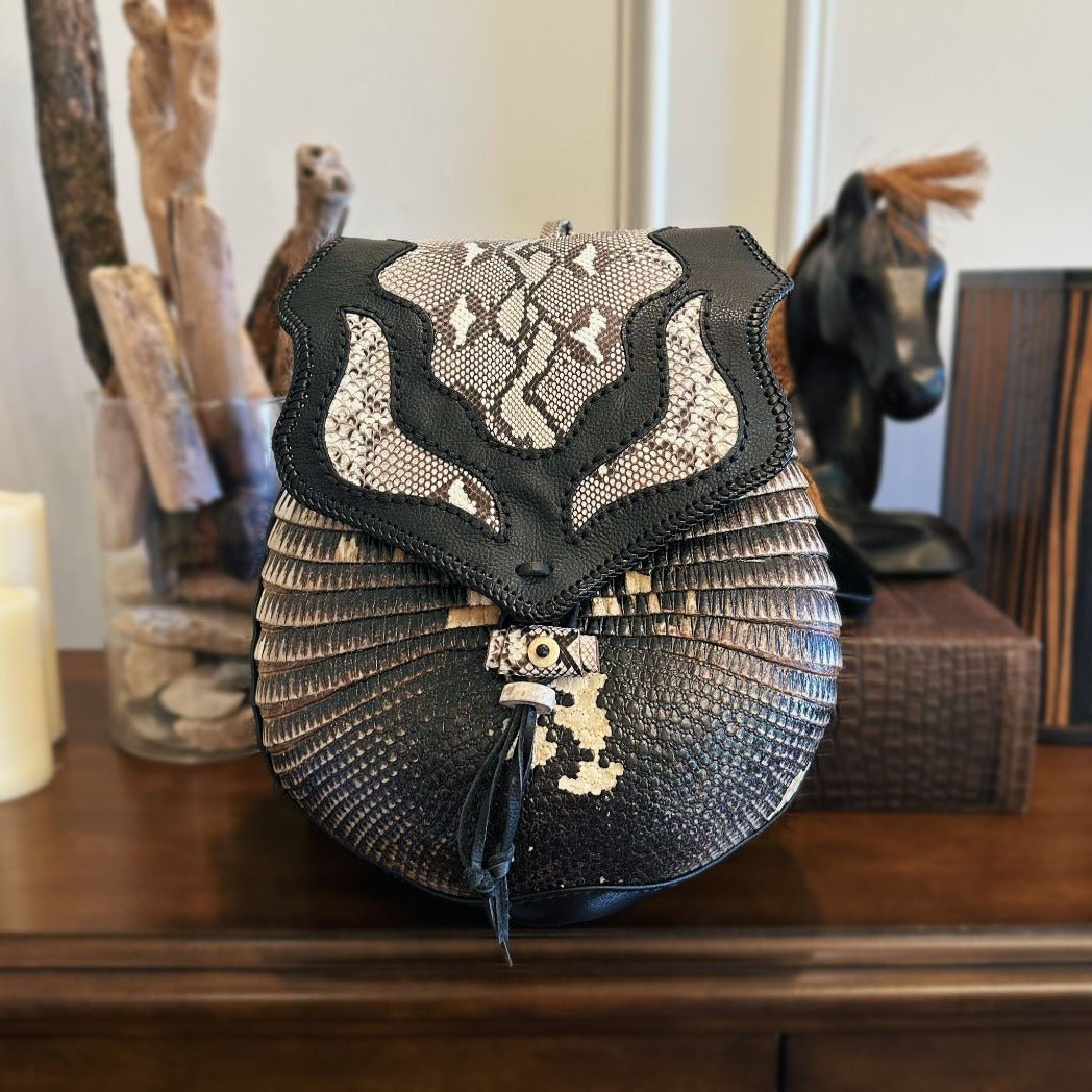 Bohemian Armadillo Snakeskin Backpack - Sobék