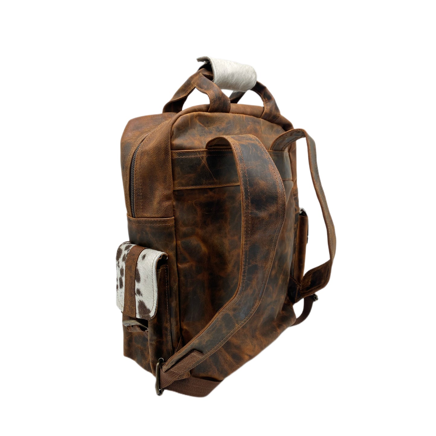 Expanse Carry Hiking Embossed Genuine Leather Backpack