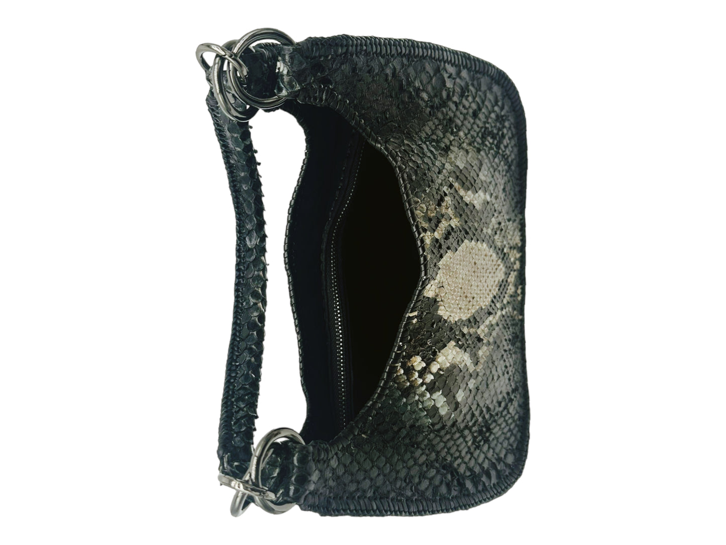 Midnight Ombre Hobo Snakeskin Bag