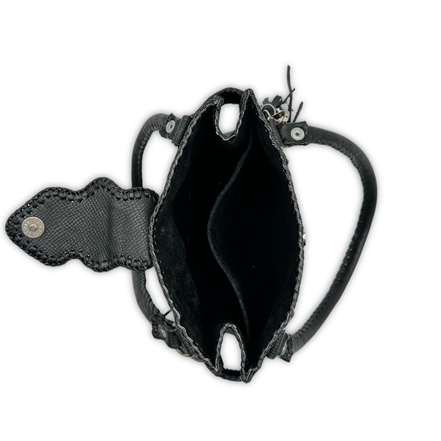 Trifecta Stingray Leather Shoulder Bag