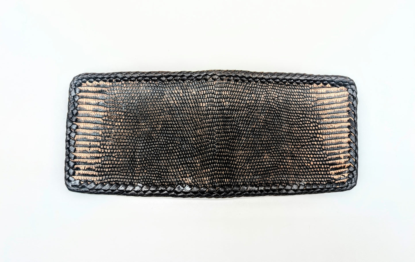 Lizard Leather Whipstitch Bifold Wallet, Bifold, 6 Card  Slot, Cowboy Western Wallet, Men's Wallet, Leather Wallet