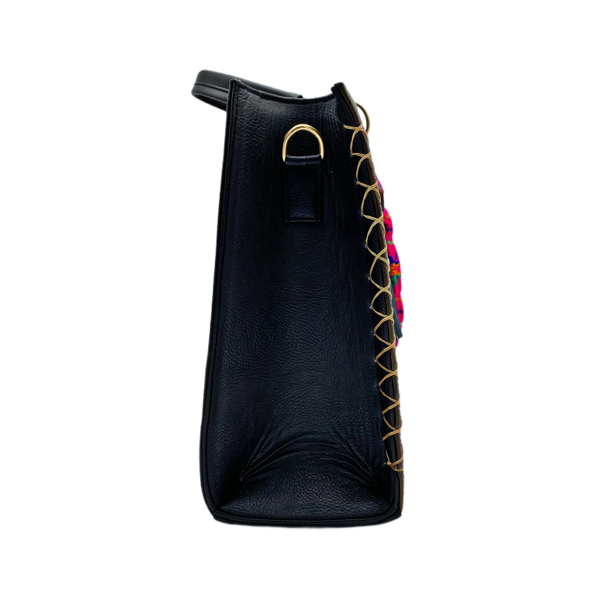 painted tooled leather whip stitch