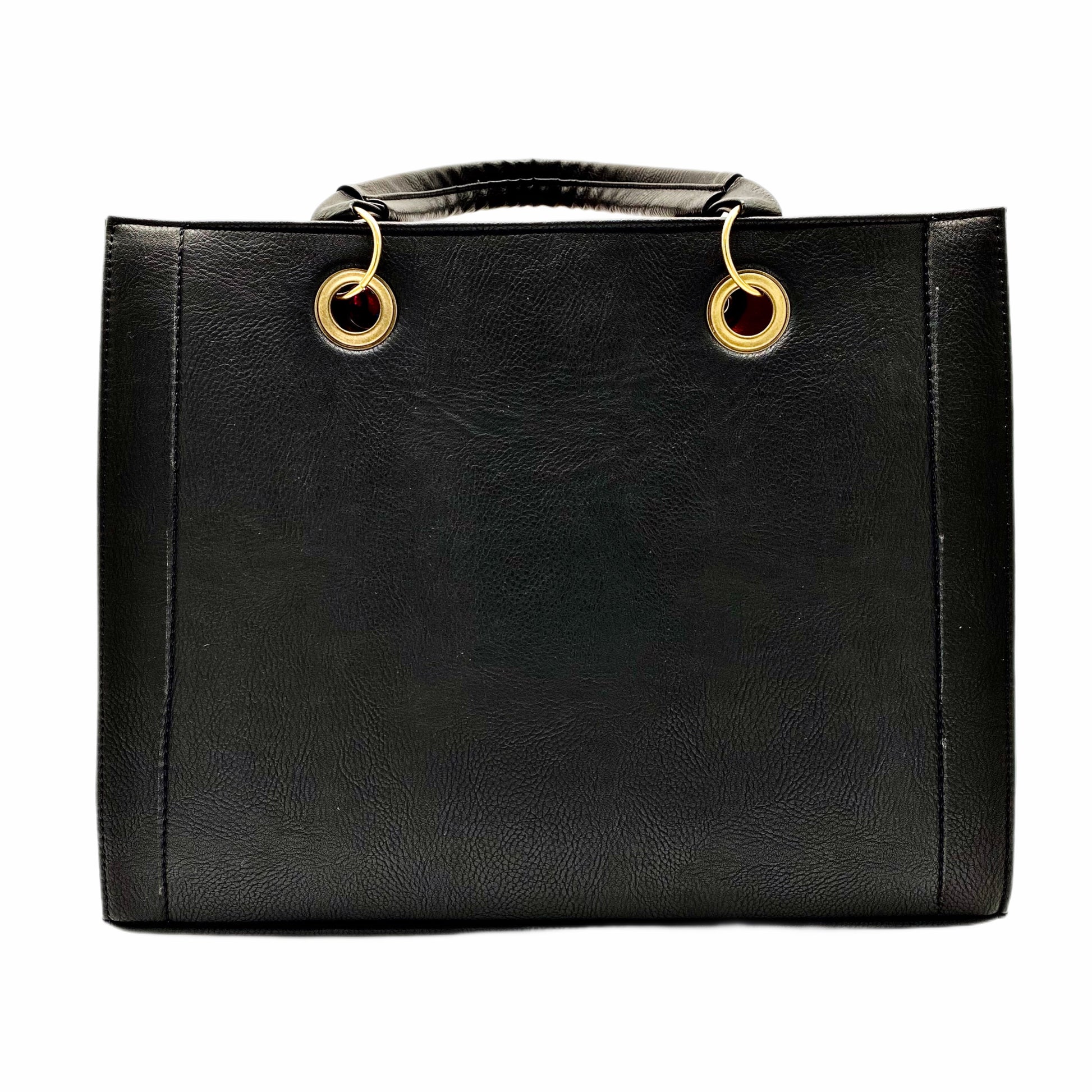 painted tooled leather back side