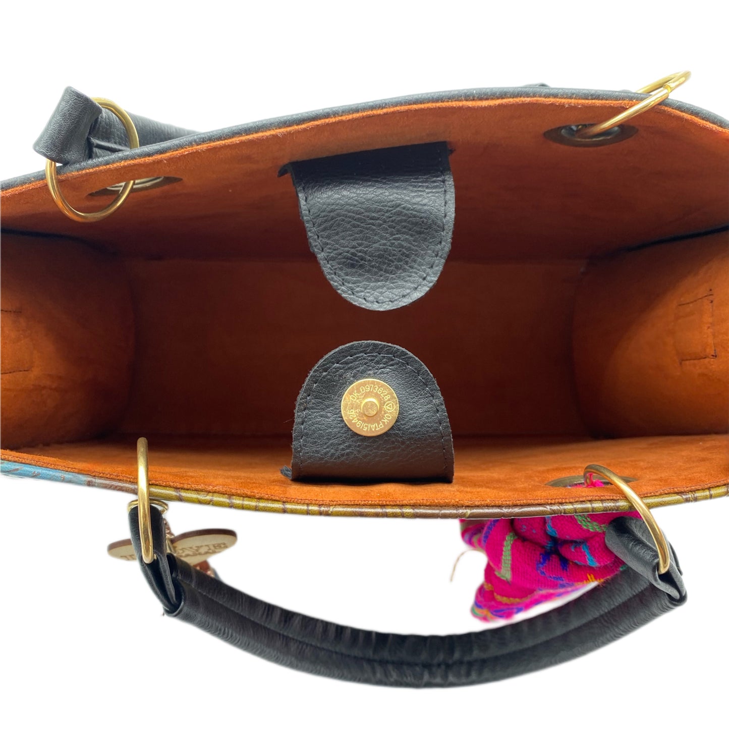 interior painted tooled leather