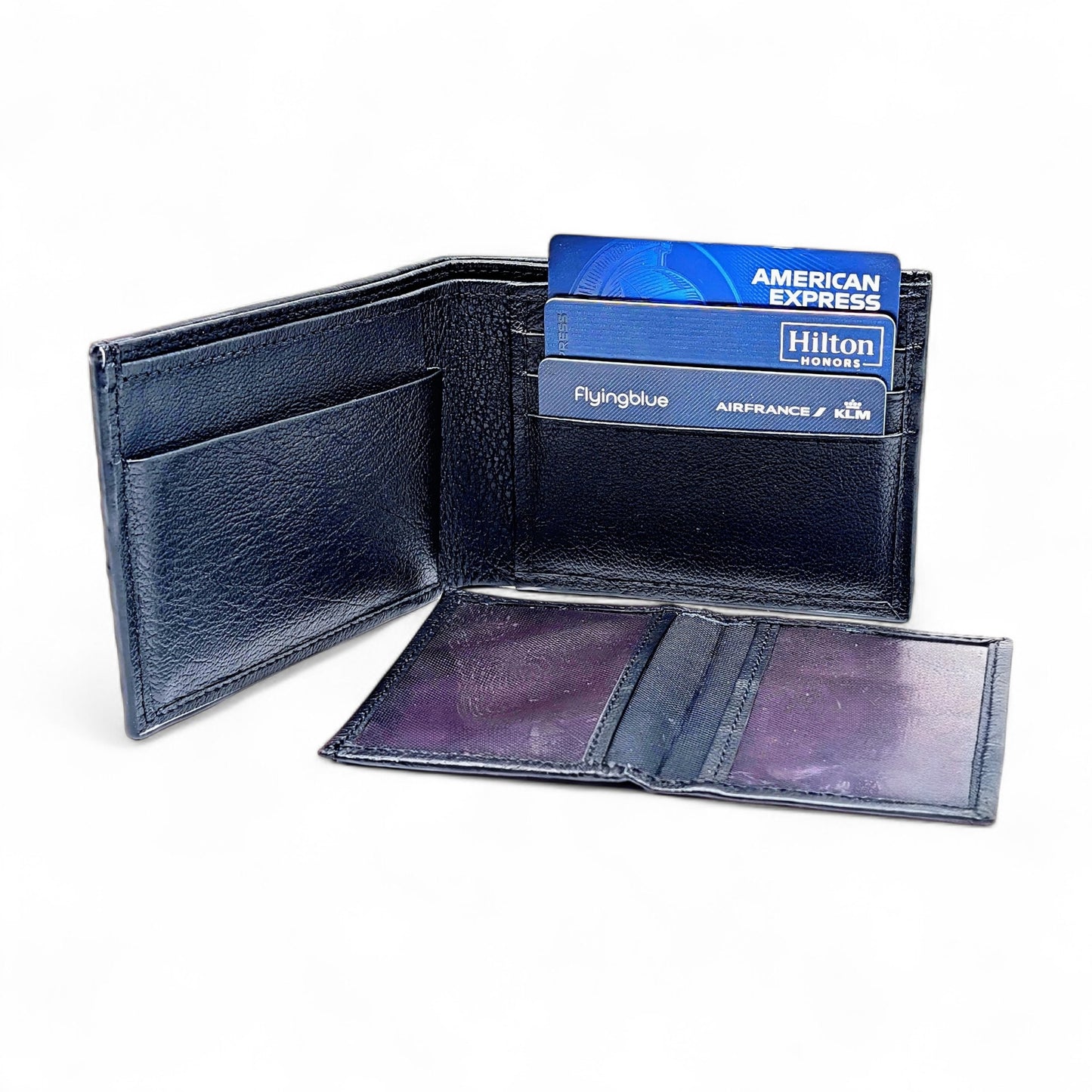 Natural Snakeskin Leather Western Wallet, Bifold Wallet, 6 card slot, Handmade Western Wallet, Cowboy Wallet