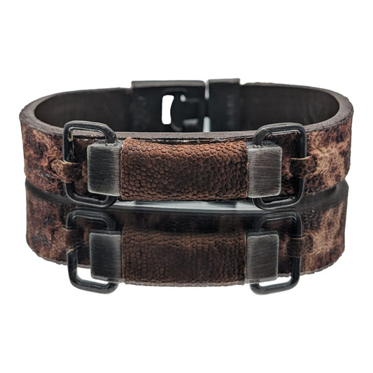 Rustic Brown Elephant Bracelet