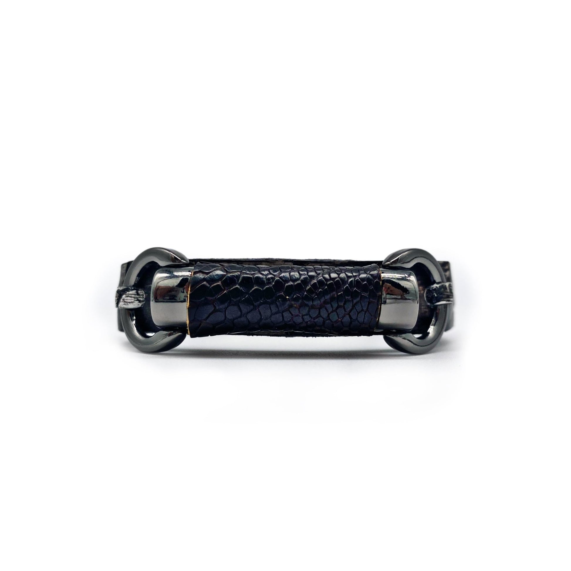 Alligator Argenté Rustic Bracelet - Sobék