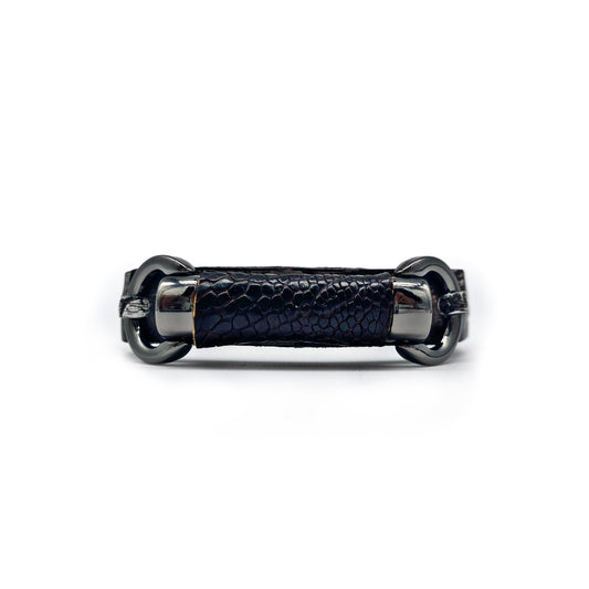 Alligator Argenté Rustic Bracelet - Sobék