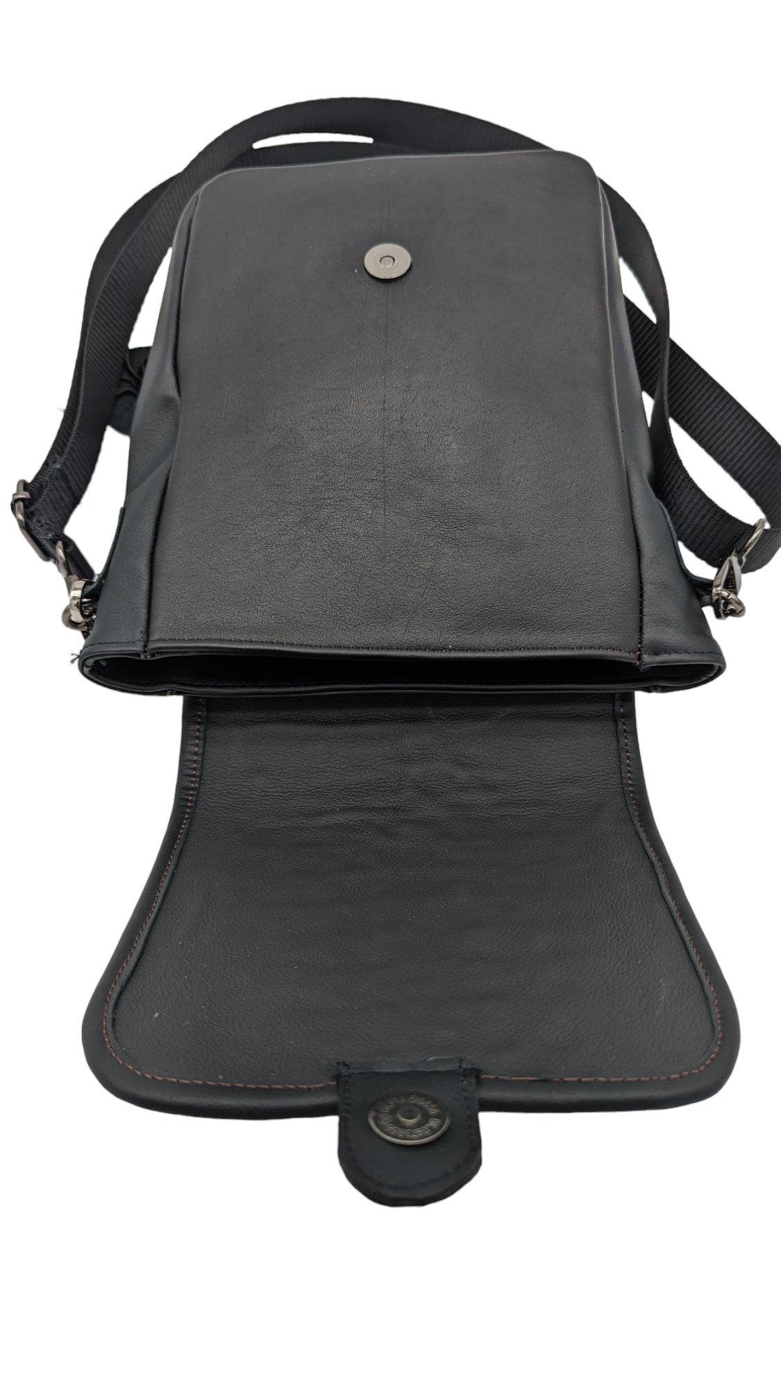 Alligator Hornback Leather Messenger Bag - Sobék