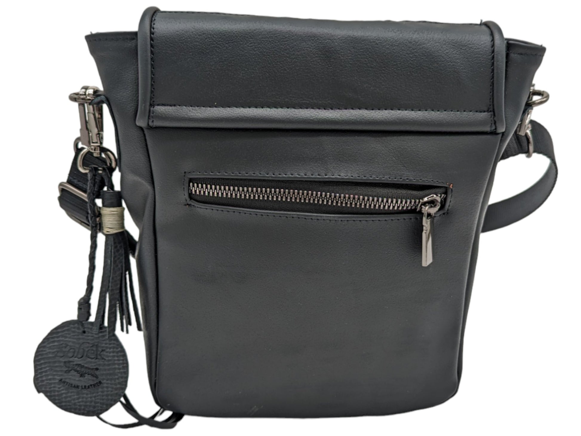Alligator Hornback Leather Messenger Bag - Sobék