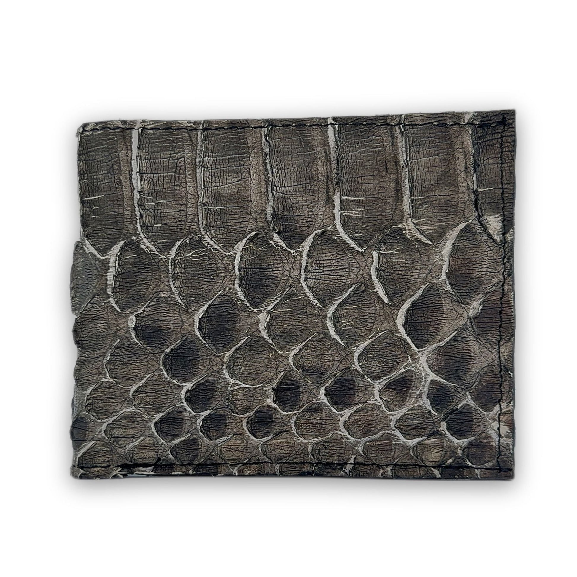 Ash Grey Snakeskin Men's Wallet - Sobék