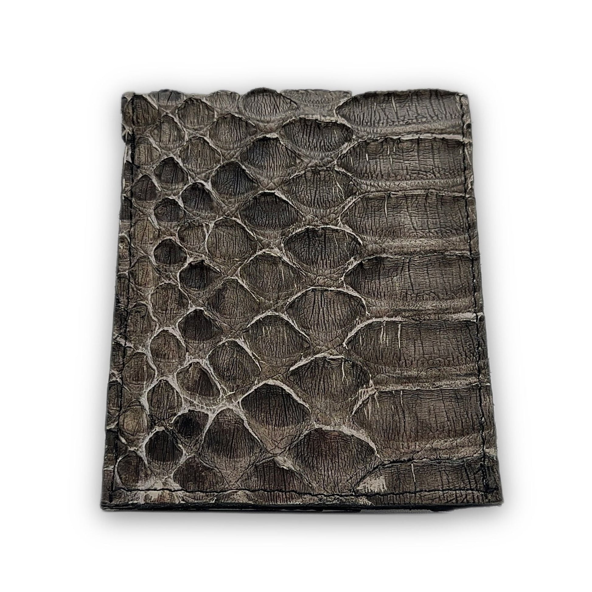 Ash Grey Snakeskin Men's Wallet - Sobék