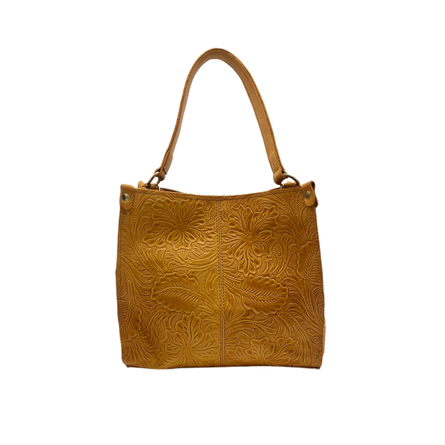 Outlaw Duotone Cowhide Fringe Crossbody Tote