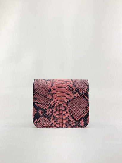 Snakeskin Nano Crossbody Clutch Bag